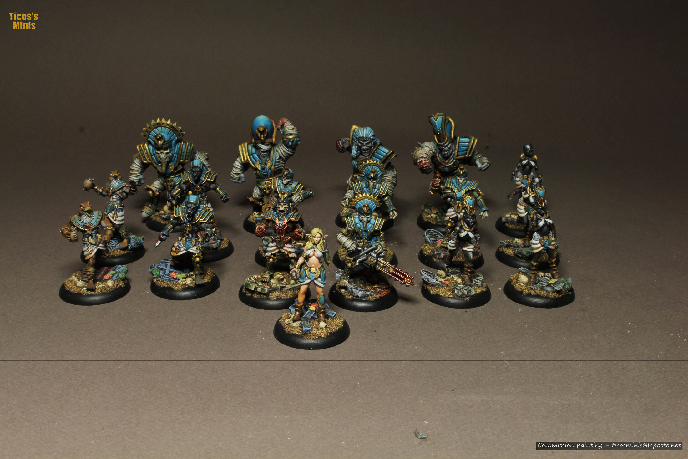 Egyptian bloodbowl team