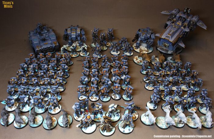 Space Wolves army